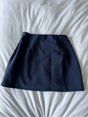 A&F Navy Mini Skort
